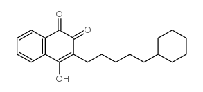 1,4-Naphthalenedione,2-(5-cyclohexylpentyl)-3-hydroxy-结构式