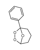 1-phenylcyclopentene ozonide Structure