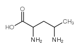 2,4-diaminopentanoic acid结构式