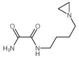 Ethanediamide, N1-[4-(1-aziridinyl)butyl]- structure