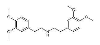 N-[2-(3,4-dimethoxyphenyl)ethyl]-2-(3,4-dimethoxyphenyl)ethylamine Structure