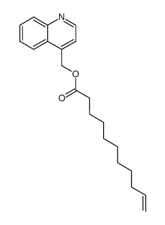 4-quinolylmethyl undec-10-enoate Structure