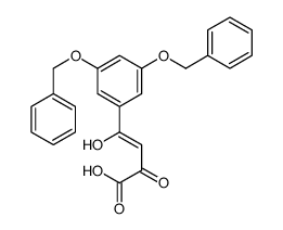 4-[3,5-bis(phenylmethoxy)phenyl]-4-hydroxy-2-oxobut-3-enoic acid Structure