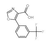 5-(3-trifluoromethylphenyl)-oxazole-4-carboxylic acid Structure