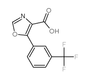 5-(3-trifluoromethylphenyl)-oxazole-4-carboxylic acid structure