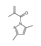 1-(3,5-dimethylpyrazol-1-yl)-2-methylprop-2-en-1-one结构式