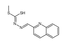 methyl N-(quinolin-2-ylmethylideneamino)carbamodithioate Structure