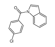 (4-chlorophenyl)-indol-1-ylmethanone结构式