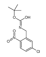 tert-butyl N-[(5-chloro-2-nitrophenyl)methyl]carbamate Structure