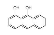 anthracene-1,9-diol结构式