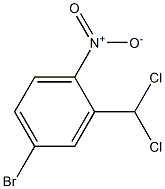 4-bromo-2-(dichloromethyl)-1-nitrobenzene Structure