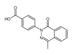 4-(4-methyl-1-oxophthalazin-2(1H)-yl)benzoic acid结构式