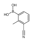 3-Cyano-2-Methylphenylboronic acid structure