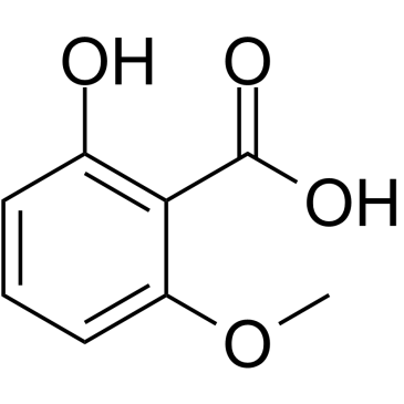 2-Hydroxy-6-methoxybenzoic acid structure