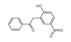 2'-hydroxy-5'-nitro-deoxybenzoin结构式