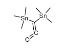 bis(trimethylstannyl)ketene结构式