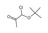 2-Propanone,1-tert-butoxy-1-chloro- (8CI) Structure