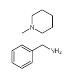 1-[2-(哌啶-1-基甲基)苯基]甲胺结构式