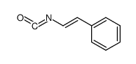 (E)-1-isocyanato-2-phenylethene结构式