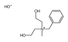 benzylbis(2-hydroxyethyl)methylammonium hydroxide Structure