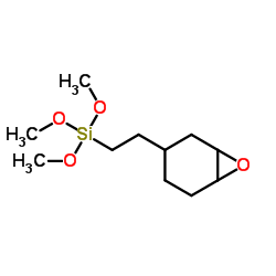 2-(3,4 epoxycyclohexyl)ethyltrimethoxysilane Structure