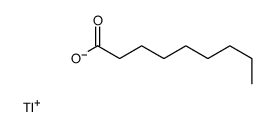 nonanoate,thallium(1+) Structure