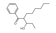 2-(1-hydroxypropyl)-1-phenyloctan-1-one Structure