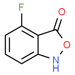 2,1-Benzisoxazol-3(1H)-one,4-fluoro-(9CI) structure