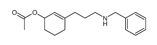 3-(3-(benzylamino)propyl)cyclohex-2-en-1-yl acetate Structure