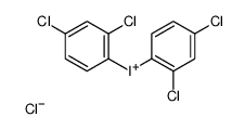bis(2,4-dichlorophenyl)iodanium,chloride Structure