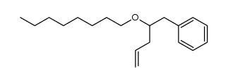 1-phenyl-2-(octyloxy)-4-pentene Structure