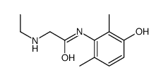 3-Hydroxy-N-desethyl Lidocaine structure