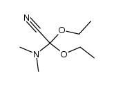 2,2-diethoxy-2-dimethylaminoacetonitrile结构式