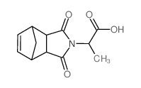 2-(3,5-二氧代-4-氮杂三环[5.2.1.0*2,6*]-8-癸烯-4-基)丙酸结构式