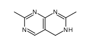 2,7-dimethyl-3,4-dihydro-pyrimido[4,5-d]pyrimidine结构式