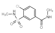 4-CHLORO-N-METHYL-3-(METHYLSULFAMO-YL)BENZAMIDE Structure