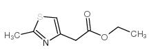 2-(2-甲基-1,3-噻唑-4-基)-乙酸乙酯结构式