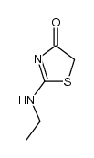 2-ethylamino-thiazol-4-one Structure