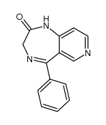 5-Phenyl-1,3-dihydro-2H-pyrido[3,4-d]-1,4-diazepin-2-one Structure