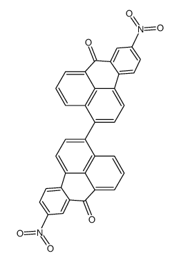 9,9'-Dinitro[3,3'-bi[7H-benz[de]anthracene]]-7,7'-dione结构式