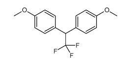 1-methoxy-4-[2,2,2-trifluoro-1-(4-methoxyphenyl)ethyl]benzene结构式