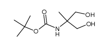 Carbamic acid, [2-hydroxy-1-(hydroxymethyl)-1-methylethyl]-, 1,1-dimethylethyl structure