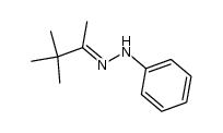 3,3-dimethyl-butan-2-one-phenylhydrazone Structure