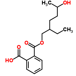 MONO(2-ETHYL-5-HYDROXYHEXYL) PHTHALATE Structure