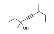 3-methyl-6-methyleneoct-4-yn-3-ol Structure