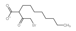 2-octyl-γ-bromoacetoacetate Structure