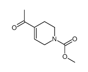 methyl 4-acetyl-3,6-dihydro-2H-pyridine-1-carboxylate结构式