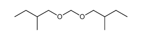 formaldehyde-[bis-(2-methyl-butyl)-acetal] Structure