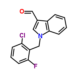 1-(2-Chloro-6-fluorobenzyl)-1H-indole-3-carbaldehyde structure