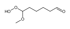 1-Methoxy-1-hydroperoxy-5-formyl-pentan结构式